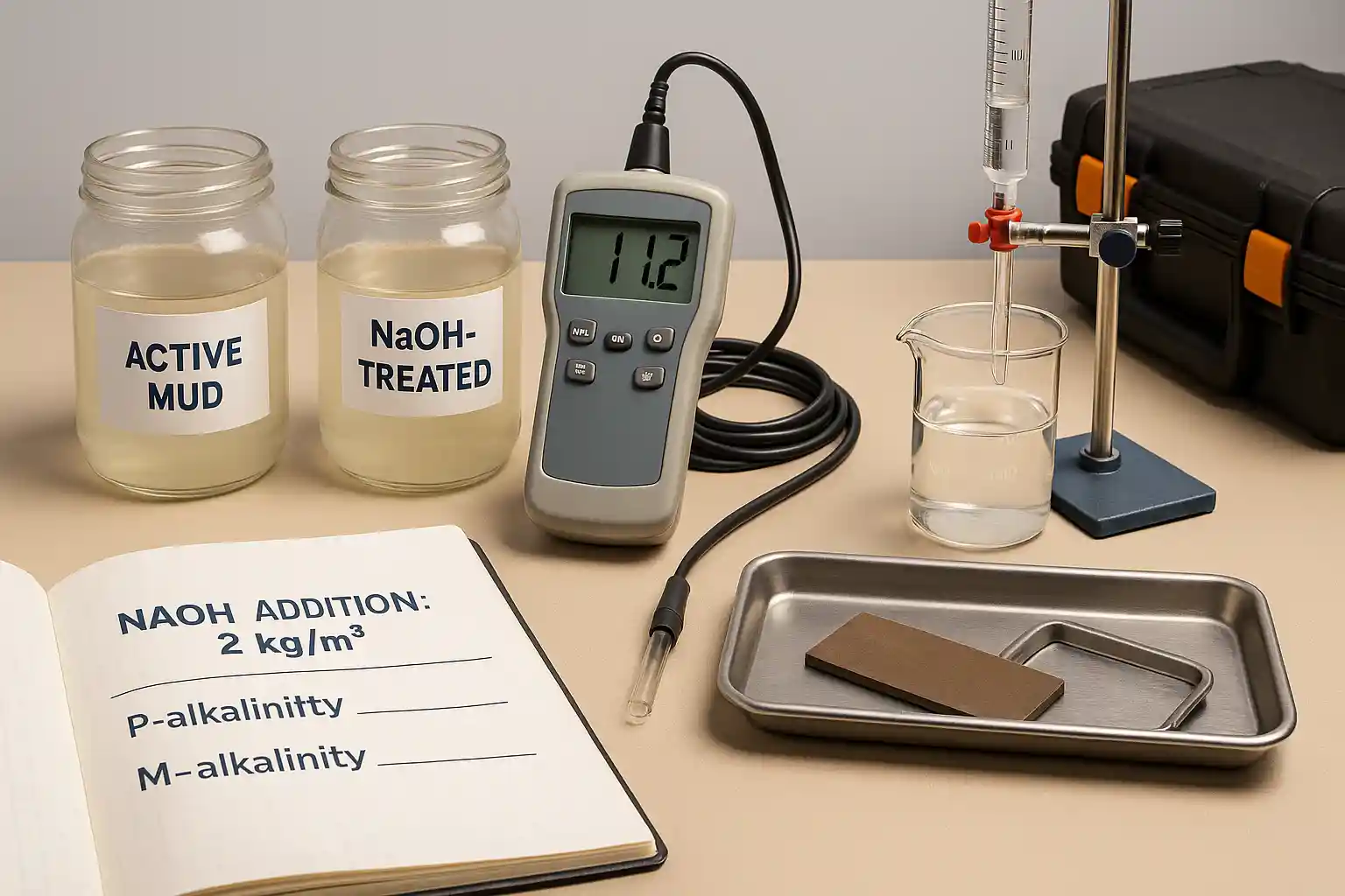 کاربرد سود سوزآور در حفاری با سایر مواد قلیایی