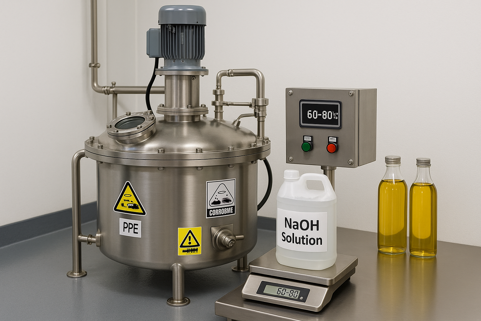 کاربرد سود سوزآور در صابون و شوینده‌ ها