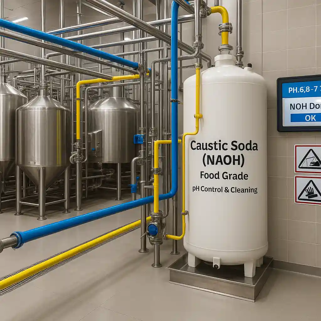 کاربرد سود سوزآور در صنایع غذایی