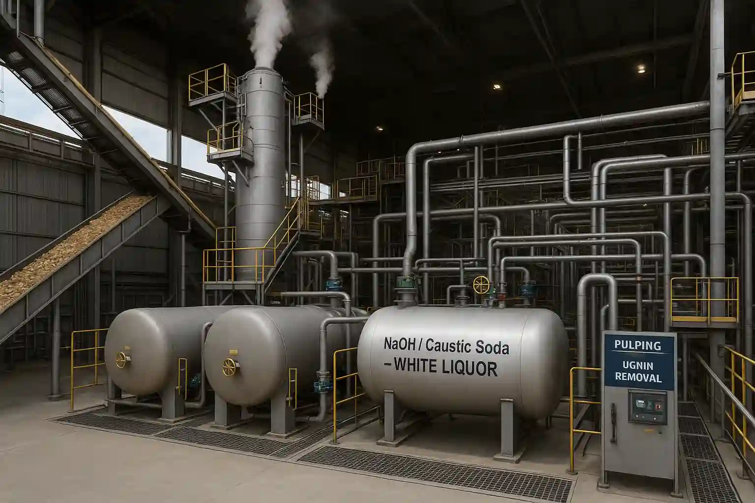 کاربرد سود سوزآور در کاغذسازی