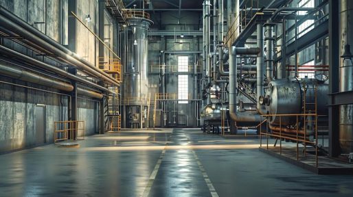 عکس داخلی از کارخانه